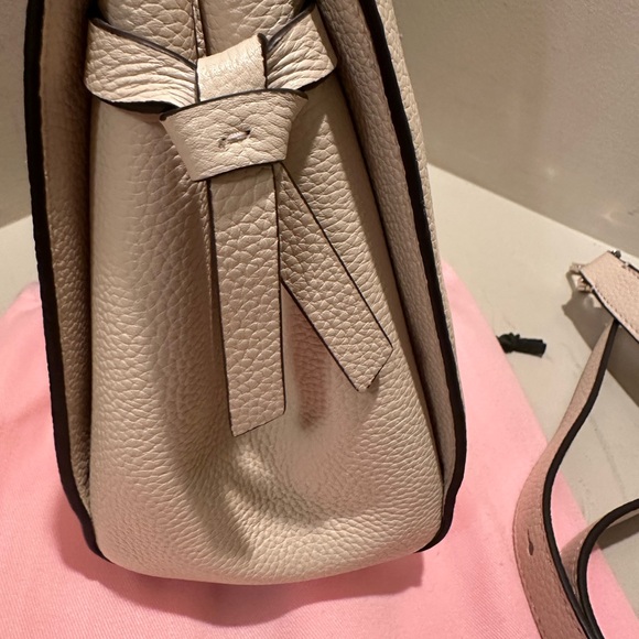 Kate Spade Cream Satchel Pebbled Leather - Picture 4 of 8